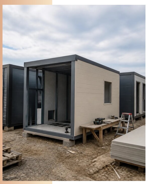 Изготовление и установка хозблоков из сэндвич-панелей в Ртищеве